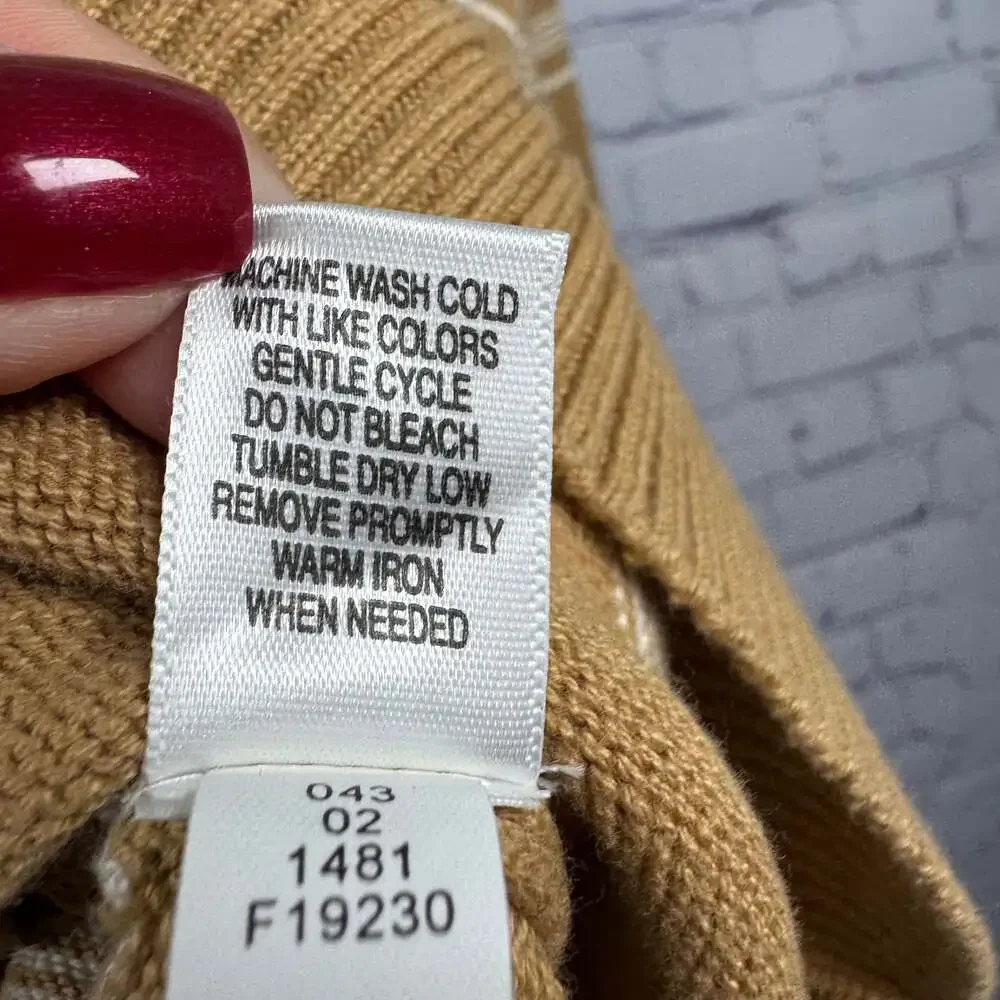 Mossimo Supply Co. Brown Tan Striped Sweater - Picture 6 of 7